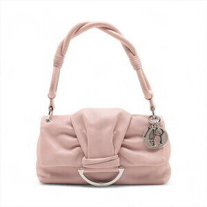 Christian Dior Demilune pink leather Shoulder Bag